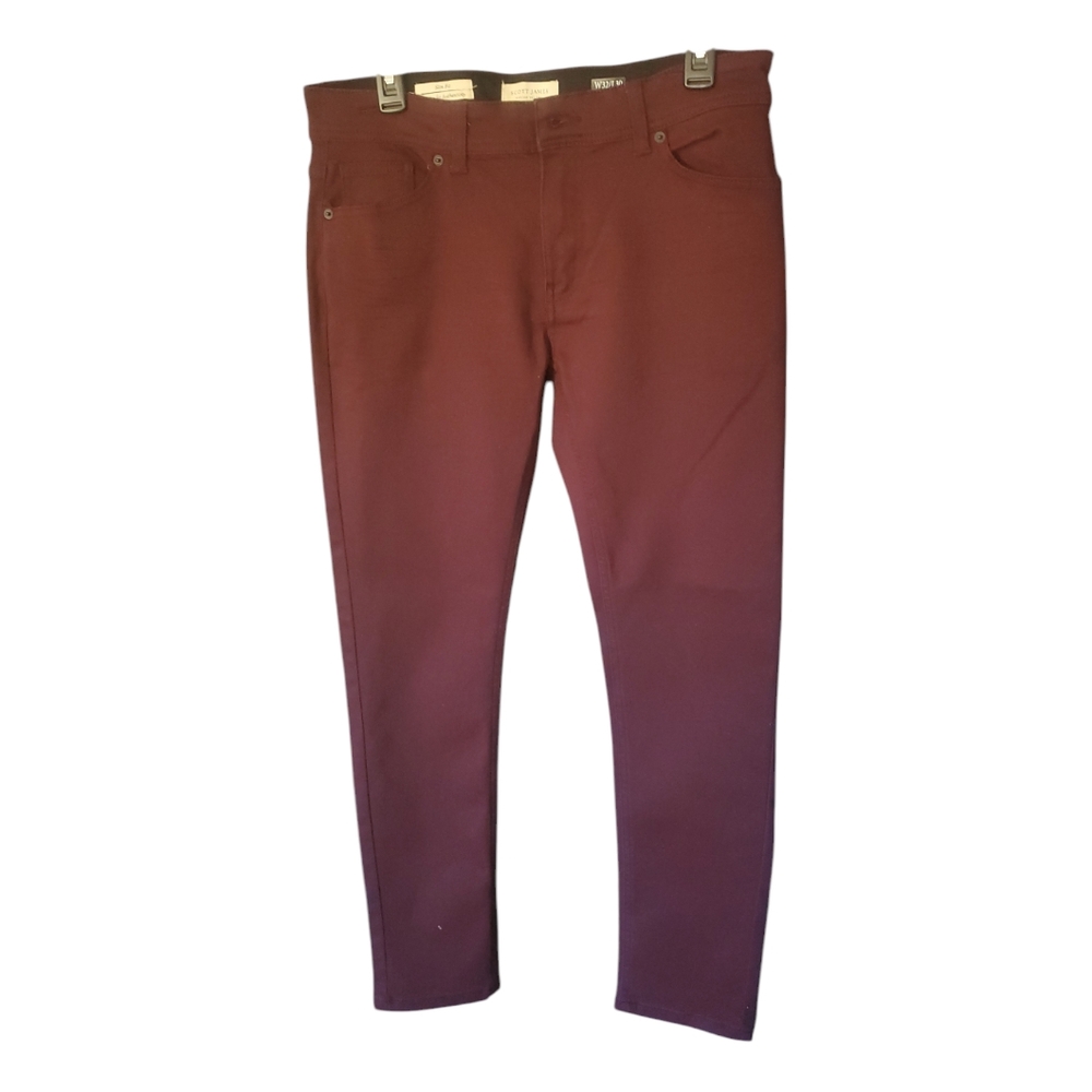 Scott James Burgundy men's pants 32x30
